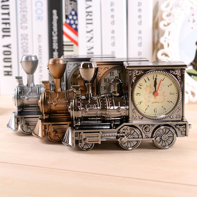 Vintage Train Locomotive Alarm Clock