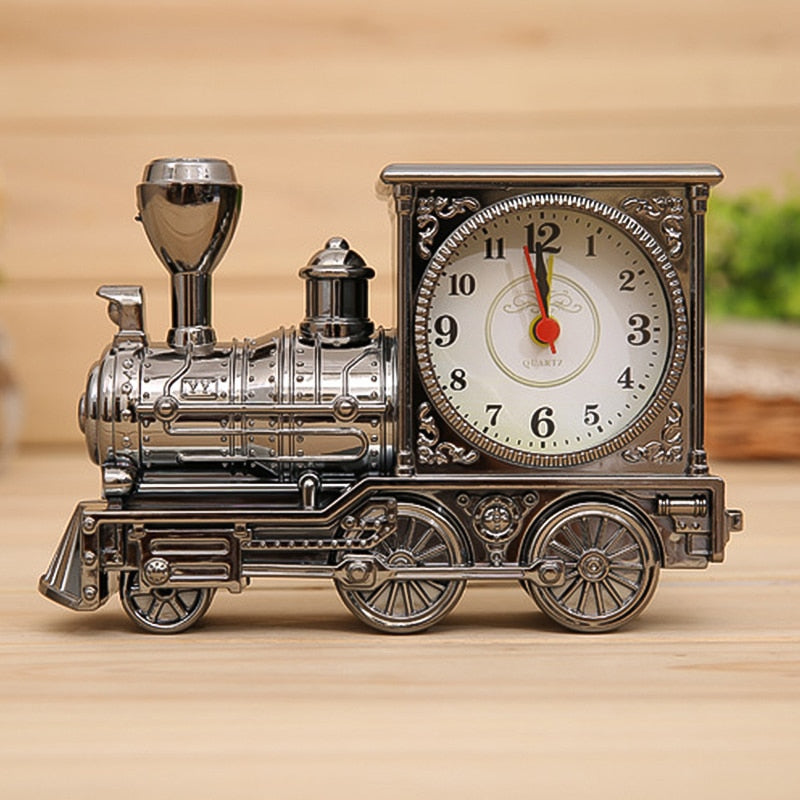 Vintage Train Locomotive Alarm Clock