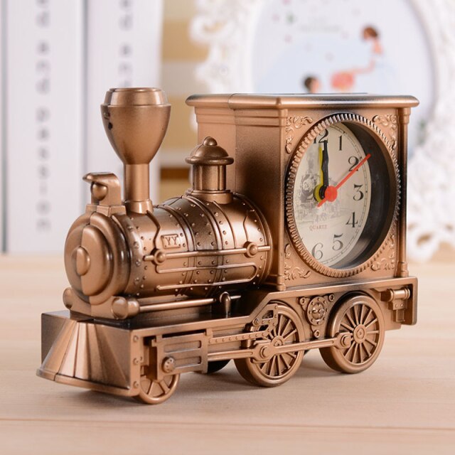 Vintage Train Locomotive Alarm Clock