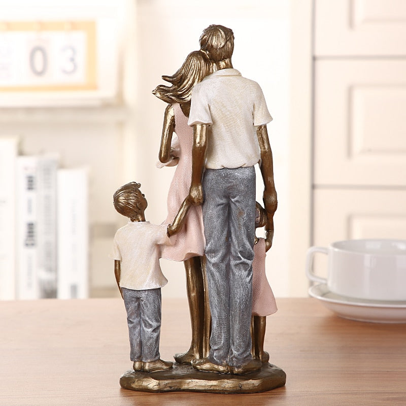 Handmade Family Statue Ornaments