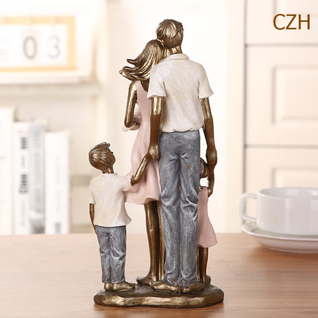 Handmade Family Statue Ornaments