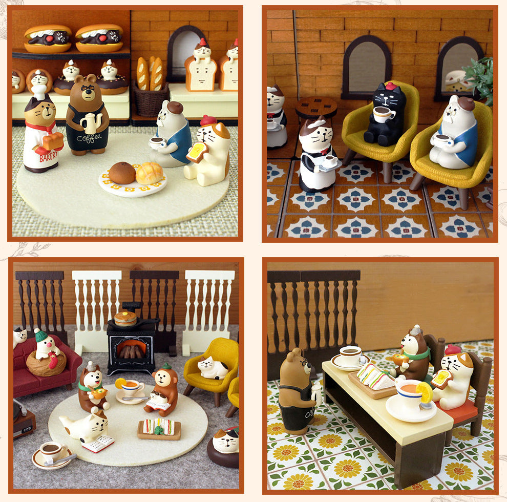 Miniature Home Roasted Coffee Shop Dolls DIY