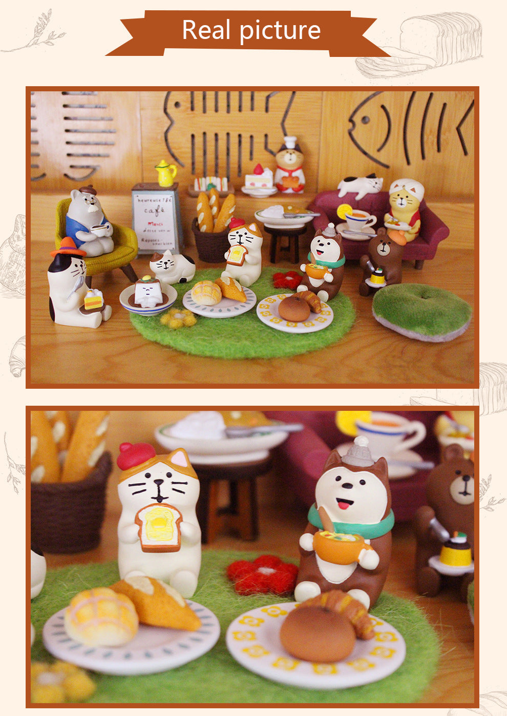 Miniature Home Roasted Coffee Shop Dolls DIY