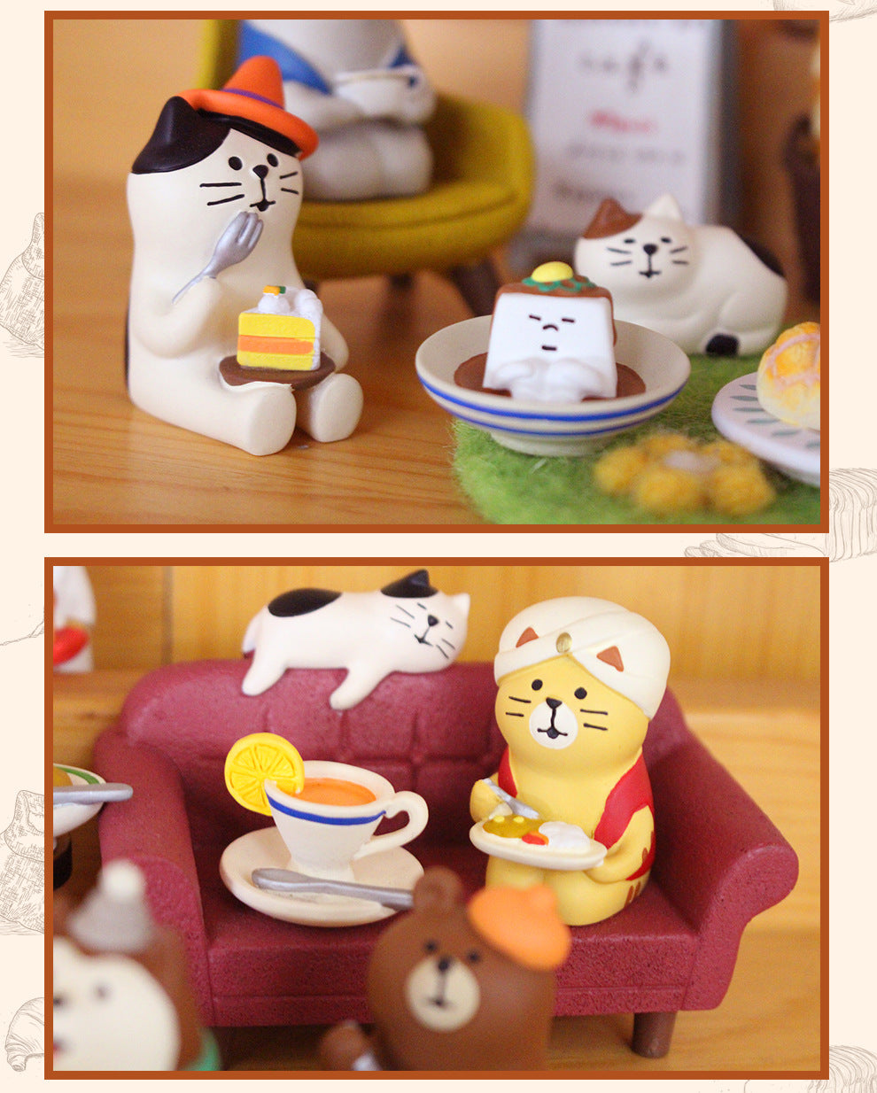 Miniature Home Roasted Coffee Shop Dolls DIY