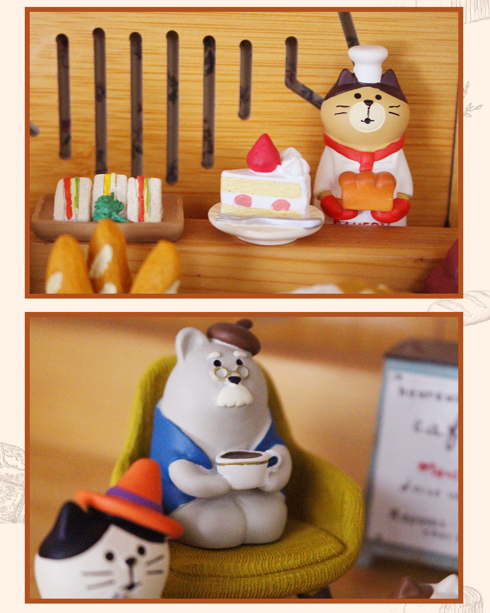 Miniature Home Roasted Coffee Shop Dolls DIY