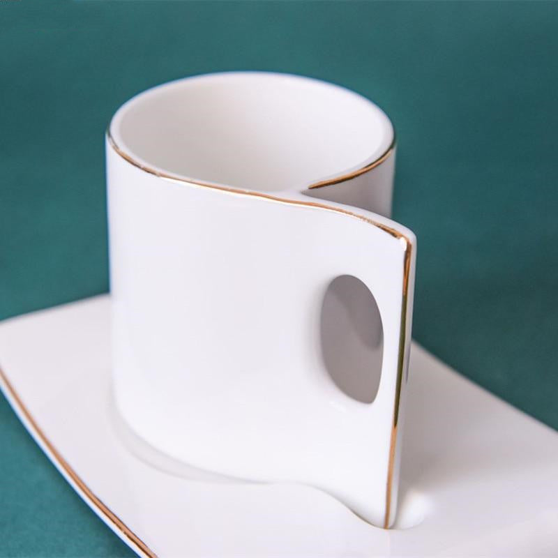 Creative Roll Paper Modeling Mug Cup Set