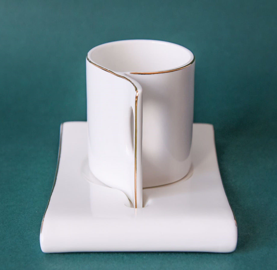 Creative Roll Paper Modeling Mug Cup Set