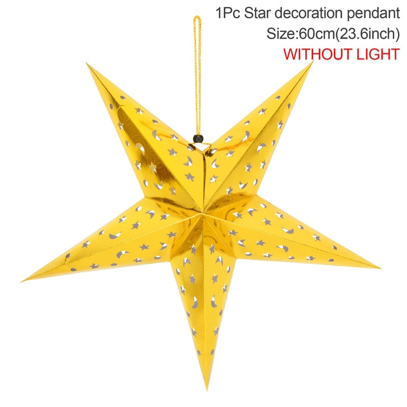 Romantic Hollow Star Garden Party Light