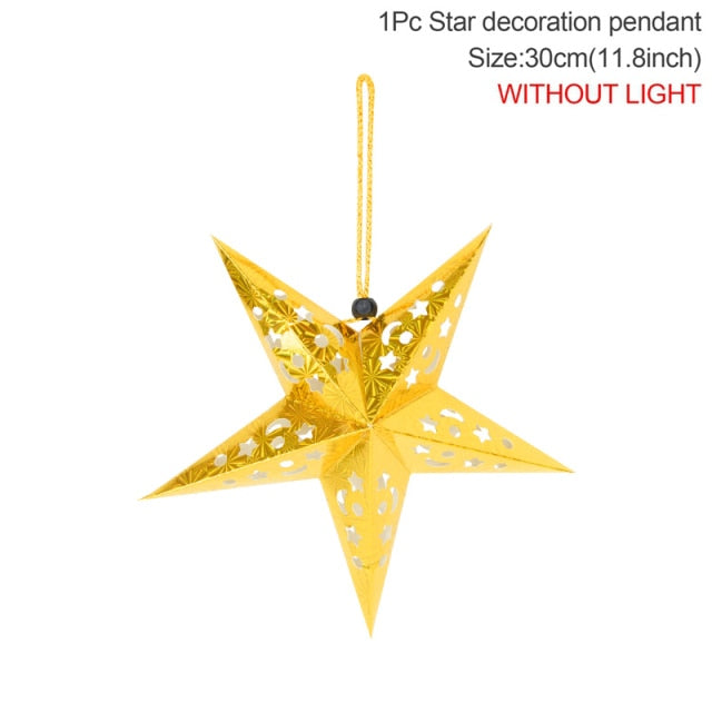 Romantic Hollow Star Garden Party Light