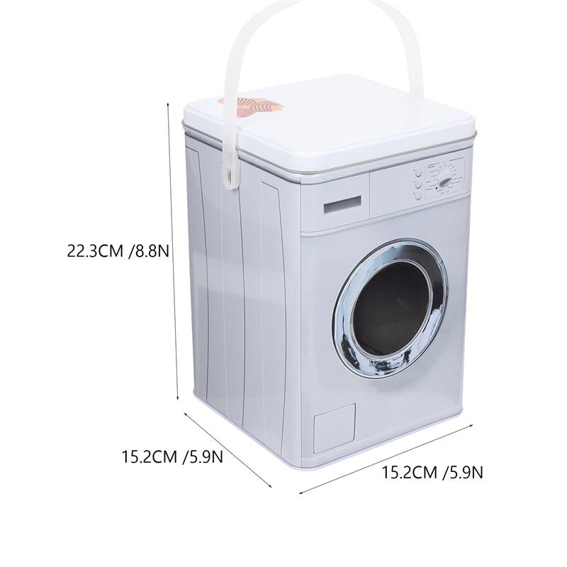 Washing Machine Shape Laundry Powder Storage Box