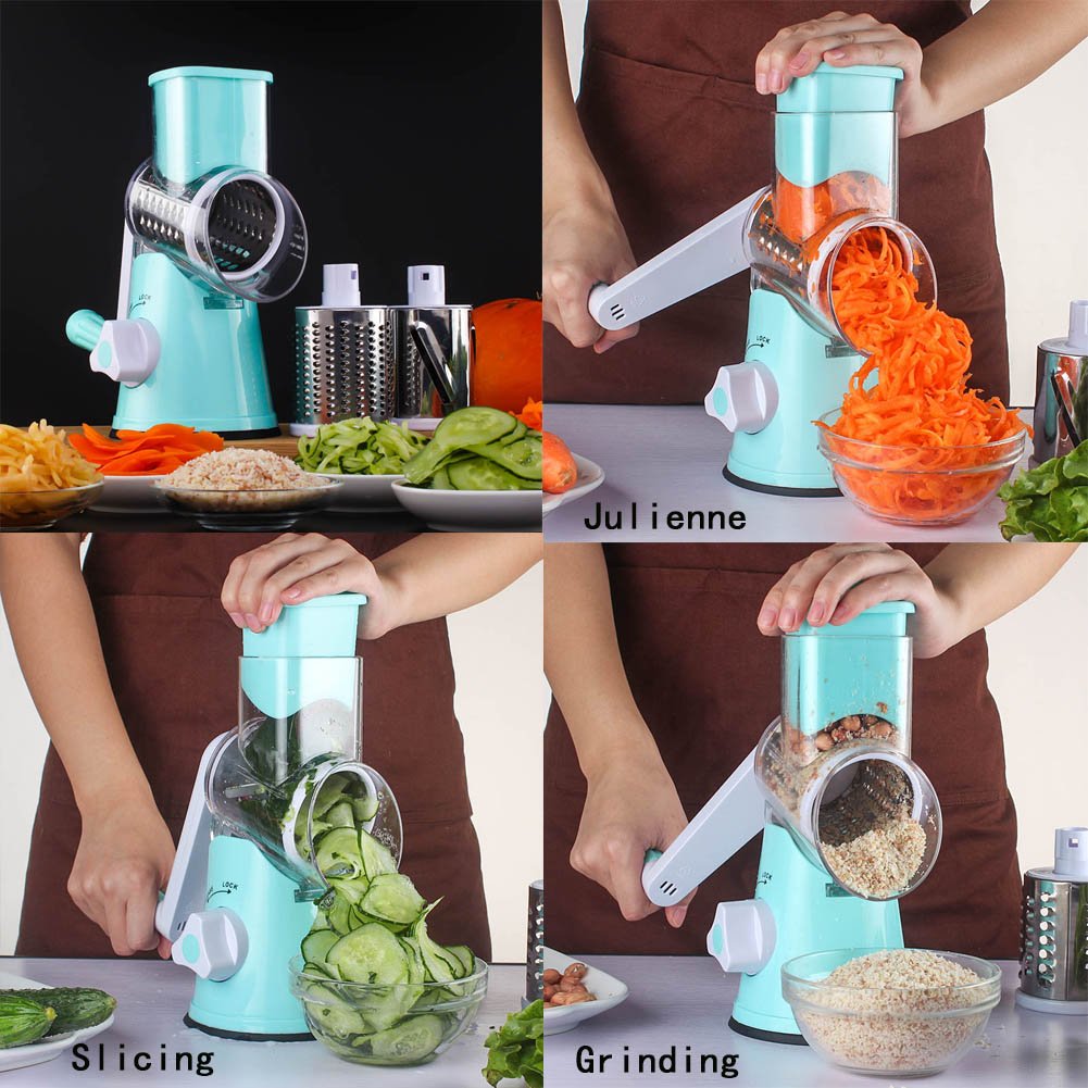 Manual Kitchen Cutter Slicer Roller Gadget