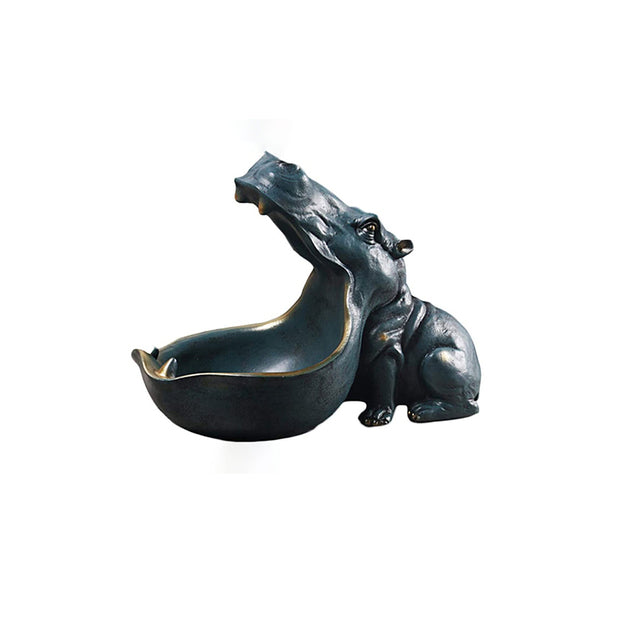 Hippo Figurine or Small Storage Container