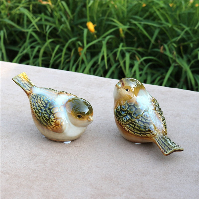 Porcelain Bird Figurine